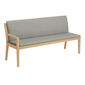 Cushion Valencia Seat Element 180 in the design "Stone/seams Taupe"