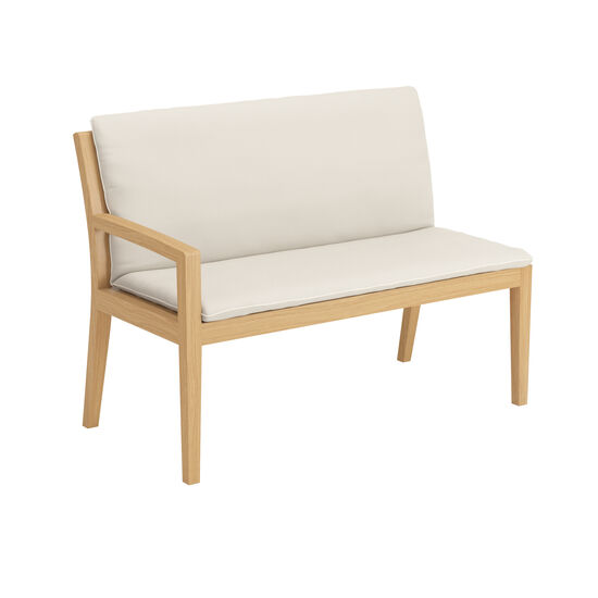 Cushion Valencia Seat Element 120 in the design "Linum/seams Pearl"