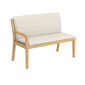 Cushion Valencia Seat Element 120 in the design "Linum/seams Pearl"