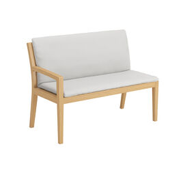 Cushion Valencia Seat Element 120 in the design "Crystal/seams Grey"