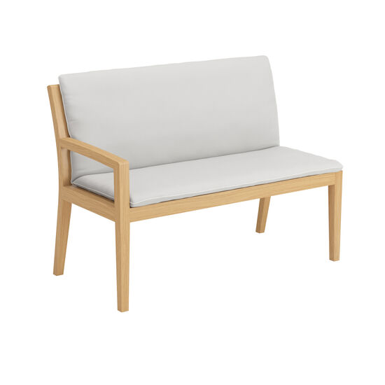 Cushion Valencia Seat Element 120 in the design "Crystal/seams Grey"