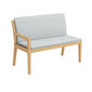 Cushion Valencia Seat Element 120 in the design "River/seams Baltic"