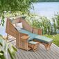 High Footrest Cushion for Strandkorb design "Sinfonia"