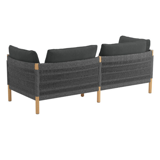 Cavo Lounge Sofa Anthracite incl. cushion in the design "Slate"