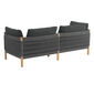 Cavo Lounge Sofa Anthracite incl. cushion in the design "Slate"