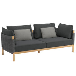 Cavo Lounge Sofa Anthracite incl. cushion in the design "Slate"