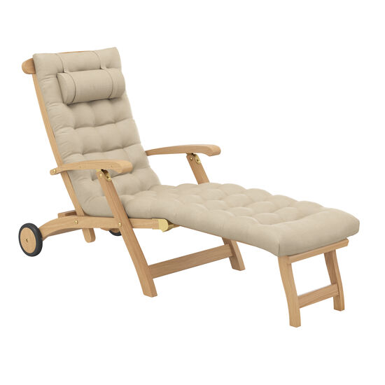 Seasand Cushion for Royal Princess Deck Chair with longer footrest