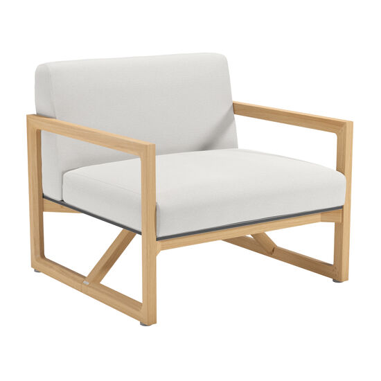 Trey Lounge Armchair incl. cushion in the design "Crystal"
