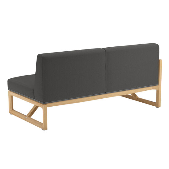 Trey Lounge Sofa with armrest right incl. cushion in the design "Anthracite"