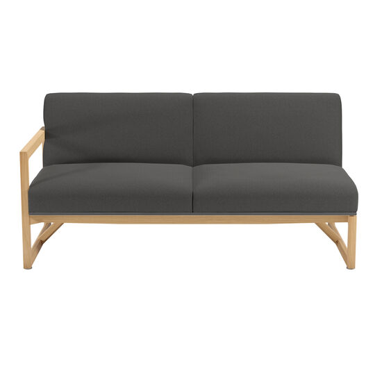 Trey Lounge Sofa with armrest right incl. cushion in the design "Anthracite"