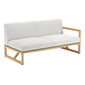 Trey Lounge Sofa with armrest left incl. cushion in the design "Crystal"