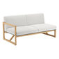 Trey Lounge Sofa with armrest right incl. cushion in the design "Crystal"