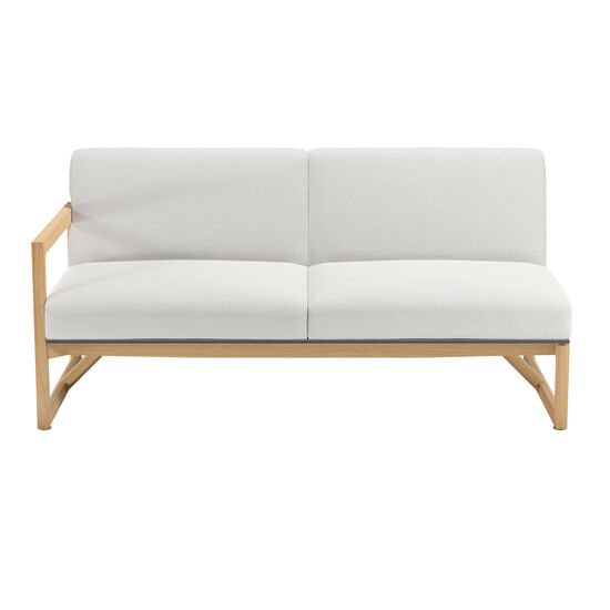 Trey Lounge Sofa with armrest right incl. cushion in the design "Crystal"