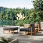 Trey Lounge Footstool in the design "Anthracite"
