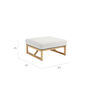 Trey Lounge Footstool in the design "Crystal"