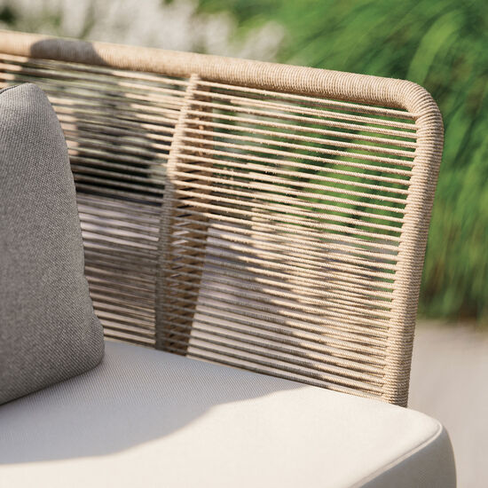 Amari Lounge Two-Seater incl. cushions in the design "Linum"