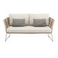 Amari Lounge Two-Seater incl. cushions in the design "Linum"