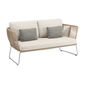 Amari Lounge Two-Seater incl. cushions in the design "Linum"