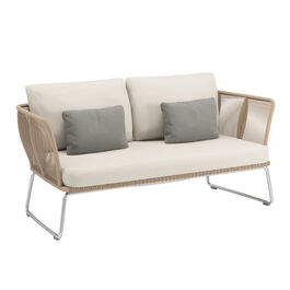 Amari Lounge Two-Seater incl. cushions in the design "Linum"