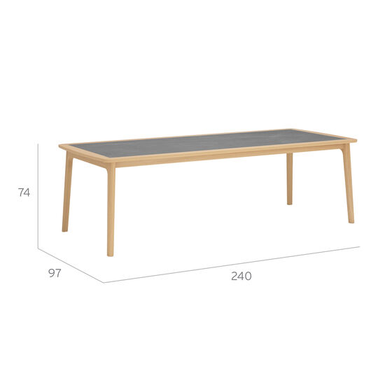 Preston Table 180 x 90 with ceramic top