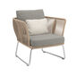 Amari Lounge Armchair incl. cushion in the design "Stone"