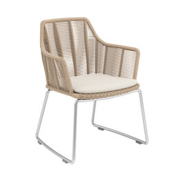 Seat Cushion Amari Armchair, design "Linum"
