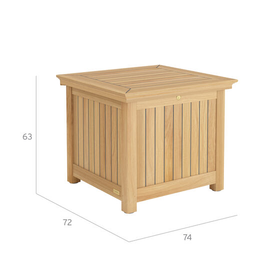 Cushion Chest S Teak
