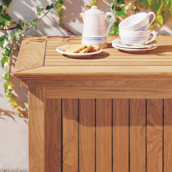 Low Cushion Chest M, Teak