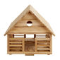 Birdhouse Small for Flower Beds, Teak