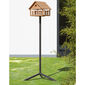 Birdhouse Small for Flower Beds, Teak