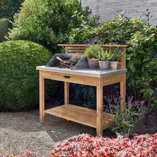 Potting Bench Teak more Garpa