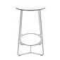 Pan Oval Bar Table 140, HPL White