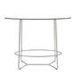Pan Oval Bar Table 140, HPL White