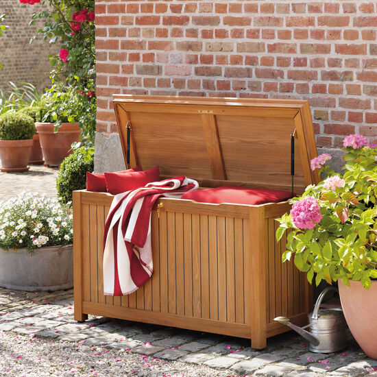 High Cushion Chest M, Teak