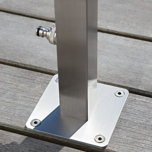 Garden Shower Stainless Steel with Flange