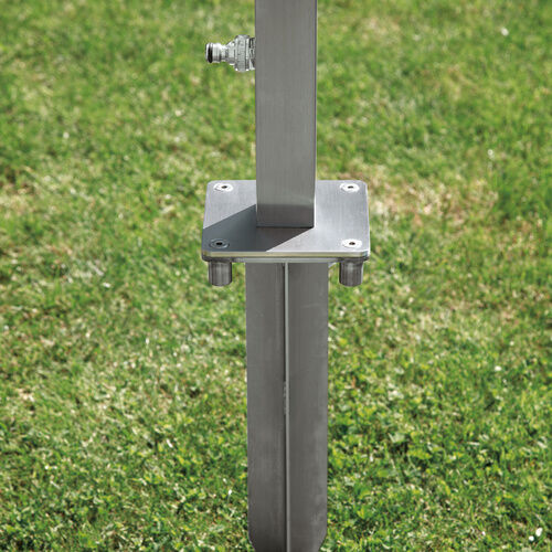 Garden Shower Stainless Steel with Ground Spike