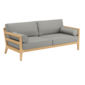 Newhaven Two-Seater incl. cushion in the design "Stone/ seams Taupe"