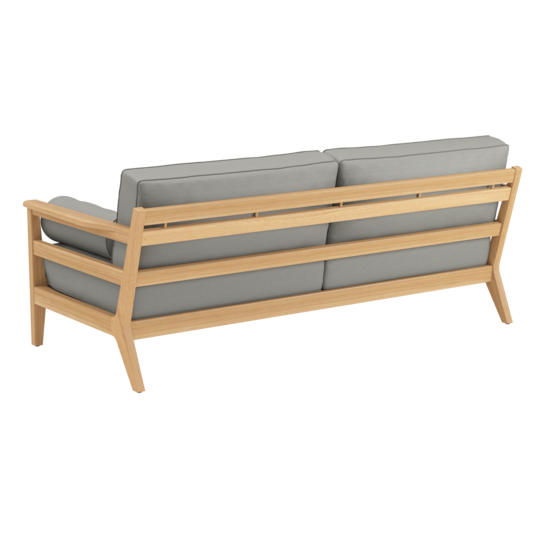 Newhaven Two-Seater incl. cushion in the design "Stone/ seams Taupe"