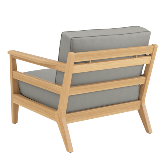 Newhaven Armchair incl. cushion in the design "Stone/ seams Taupe"