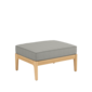 Newhaven Footstool incl. cushion in the design "Stone/ seams Taupe"