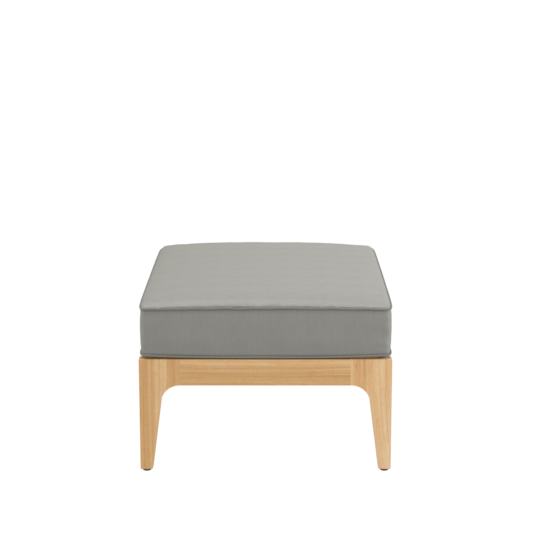 Newhaven Footstool incl. cushion in the design "Stone/ seams Taupe"