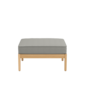 Newhaven Footstool incl. cushion in the design "Stone/ seams Taupe"