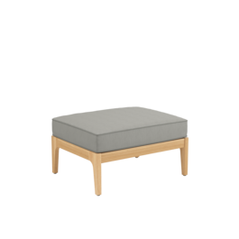 Newhaven Footstool incl. cushion in the design "Stone/ seams Taupe"
