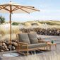 Newhaven Rocking Chair Two-Seater incl. cushion in the design "Stone/ seams Taupe"