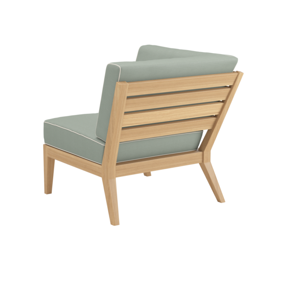 Valencia Lounge Corner Element in the design "Mineral/Linum"