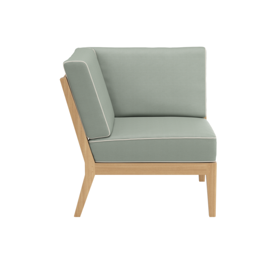 Valencia Lounge Corner Element in the design "Mineral/Linum"