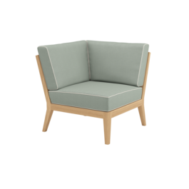 Valencia Lounge Corner Element in the design "Mineral/Linum"