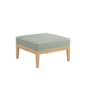 Valencia Lounge Footstool in the design "Mineral/Linum"