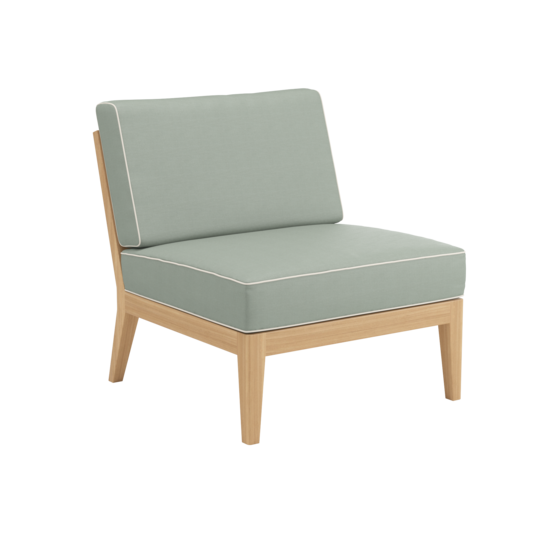 Valencia Lounge Middle Element in the design "Mineral/Linum"