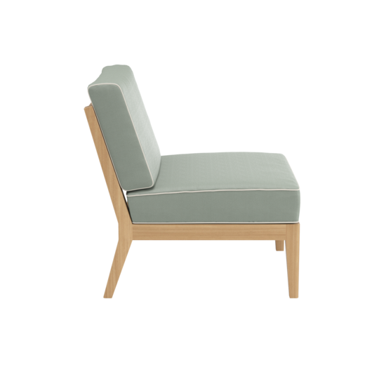 Valencia Lounge Middle Element in the design "Mineral/Linum"